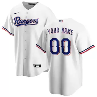 Texas Rangers Custom Baseball Jerseys